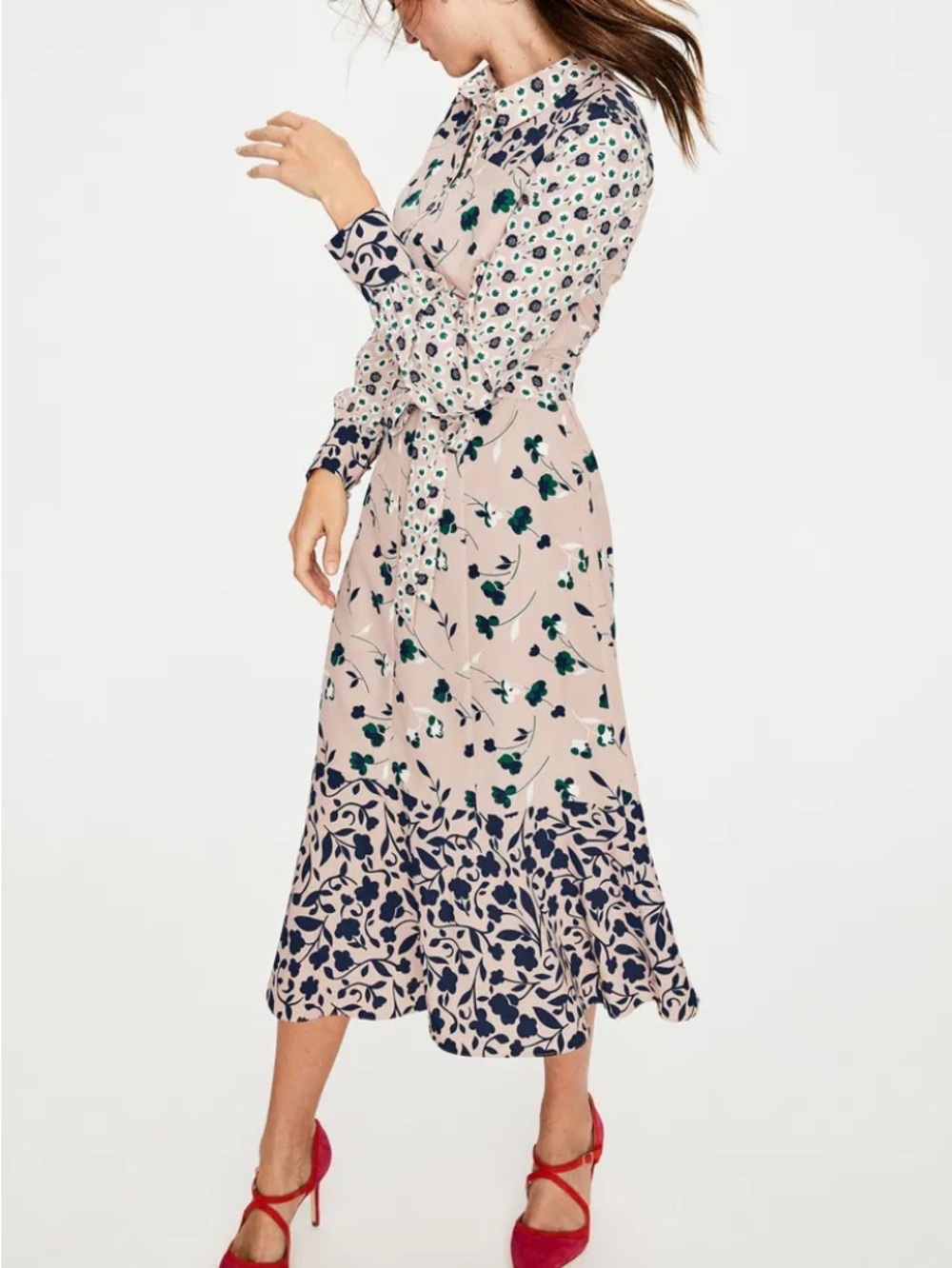NWOT BODEN Sybil Shirt Dress size 10R
